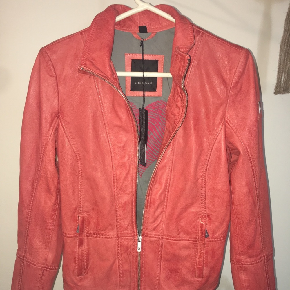 Mauritius Leather Jacket Brand New
